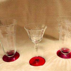 Weston crystal glasses